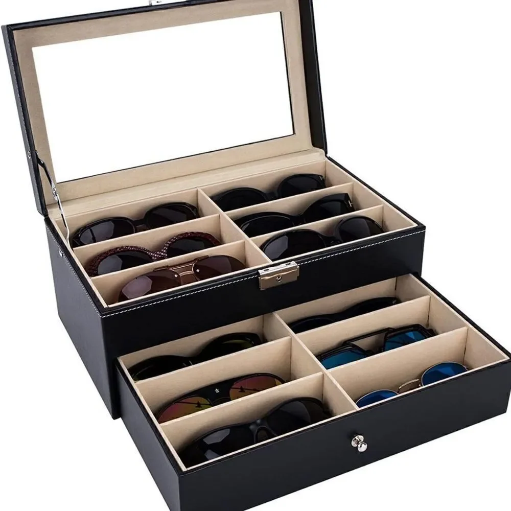 Leather Sunglasses Organizer